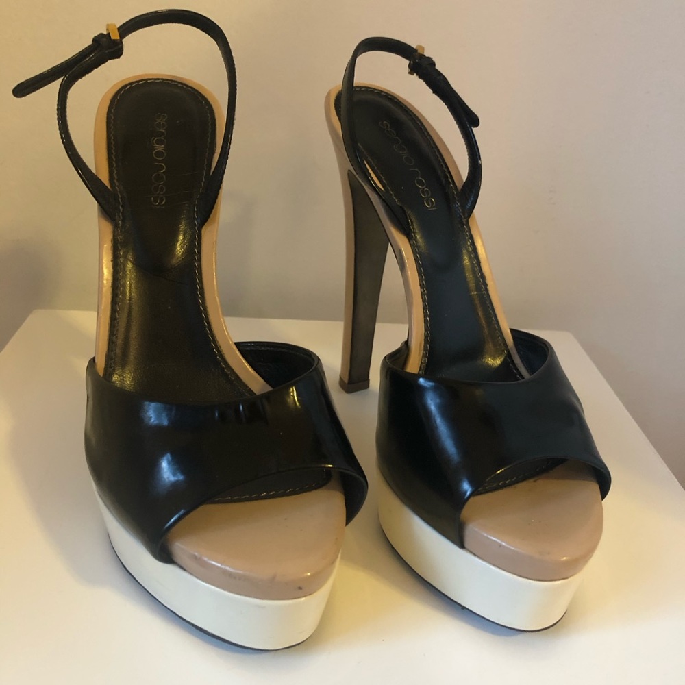 Sergio Rossi High Sandals - Color Block